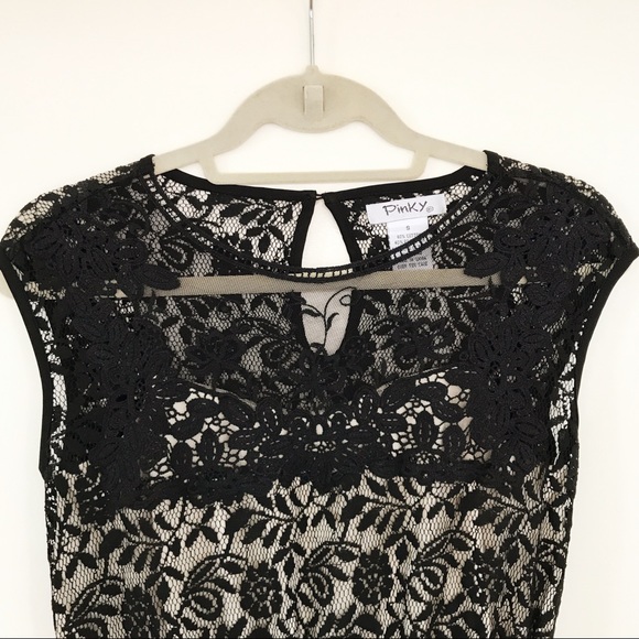 Black Lace Dress - Picture 3 of 4